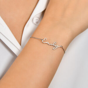 Personalized Silver Bracelets