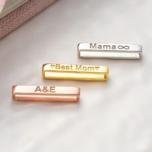 Personalized Silver Charms